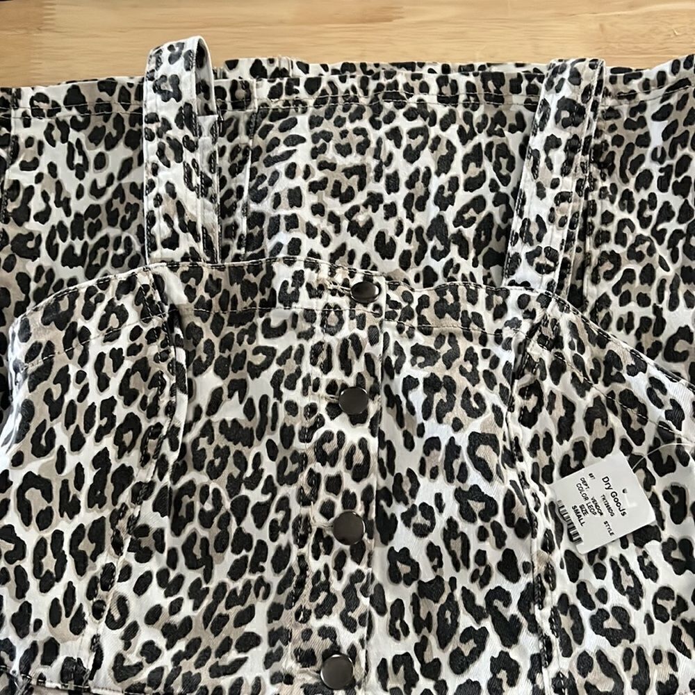 Thread & Supply Leopard Overall Dress - Picture 5 of 7